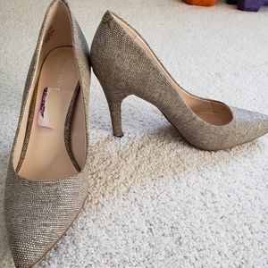 Nude tone Nine West pumps